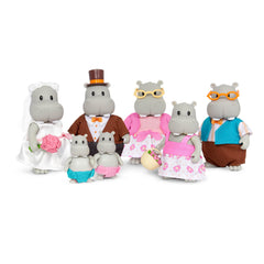 Li'l Woodzeez Pitterpotemus Flower Girl Paisley figure for ceremony-themed pretend play