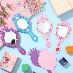 Liliful princess mirrors in pink, blue, and purple for dress-up crafts