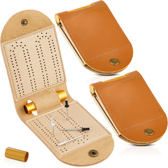 Liliful travel cribbage board folded for easy transport