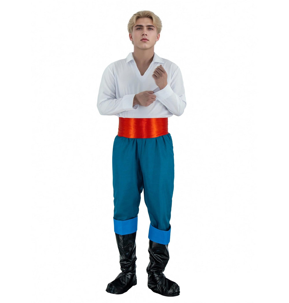LILLIWEEN Prince Eric crown, regal accent for complete character dressing.