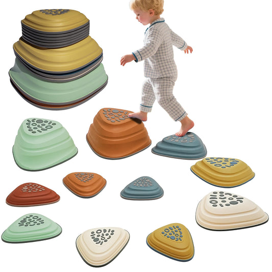 LilStones Kids Balance Stepping Stones with colorful design for imaginative play