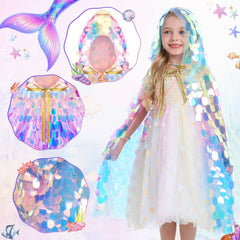 LIMIROLER mermaid-tail bag for tiny treasures during dress-up
