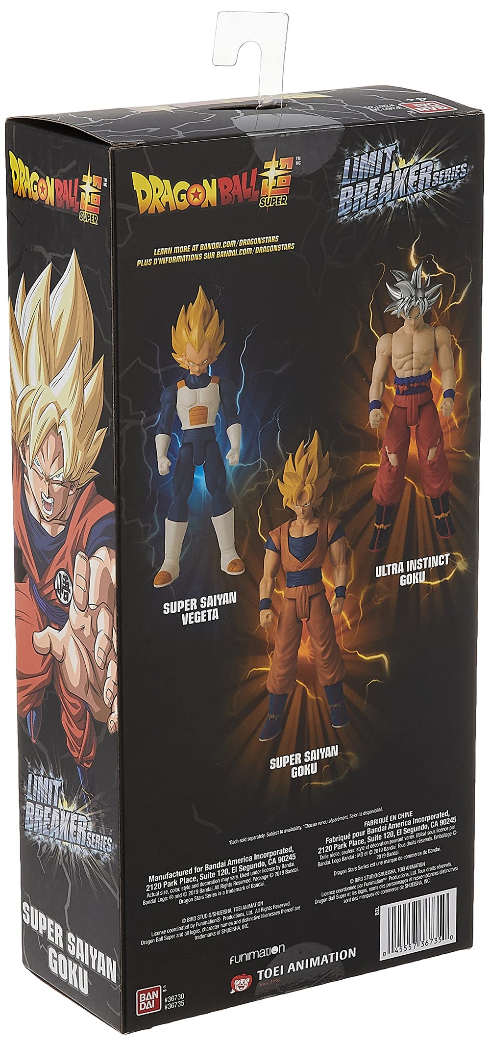 Limit Breaker Series Dragon Ball Super Goku detail closeup reveals sculpted muscles and expression.