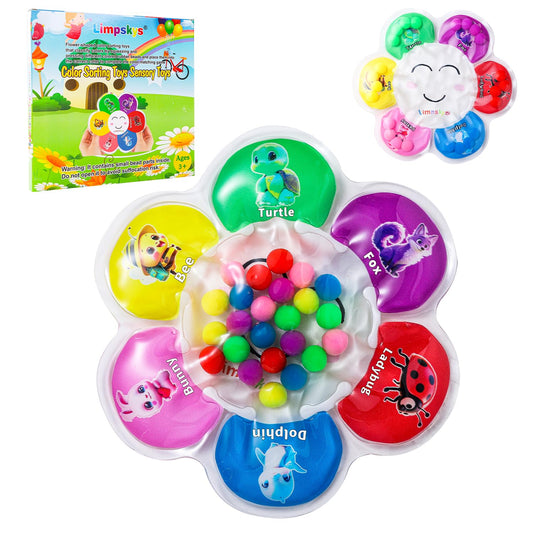 Limpskys Sorting Toys multicolor animal design supports color matching and focused play.