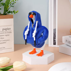 Linastu desk-goose display setup for seasonal scenes