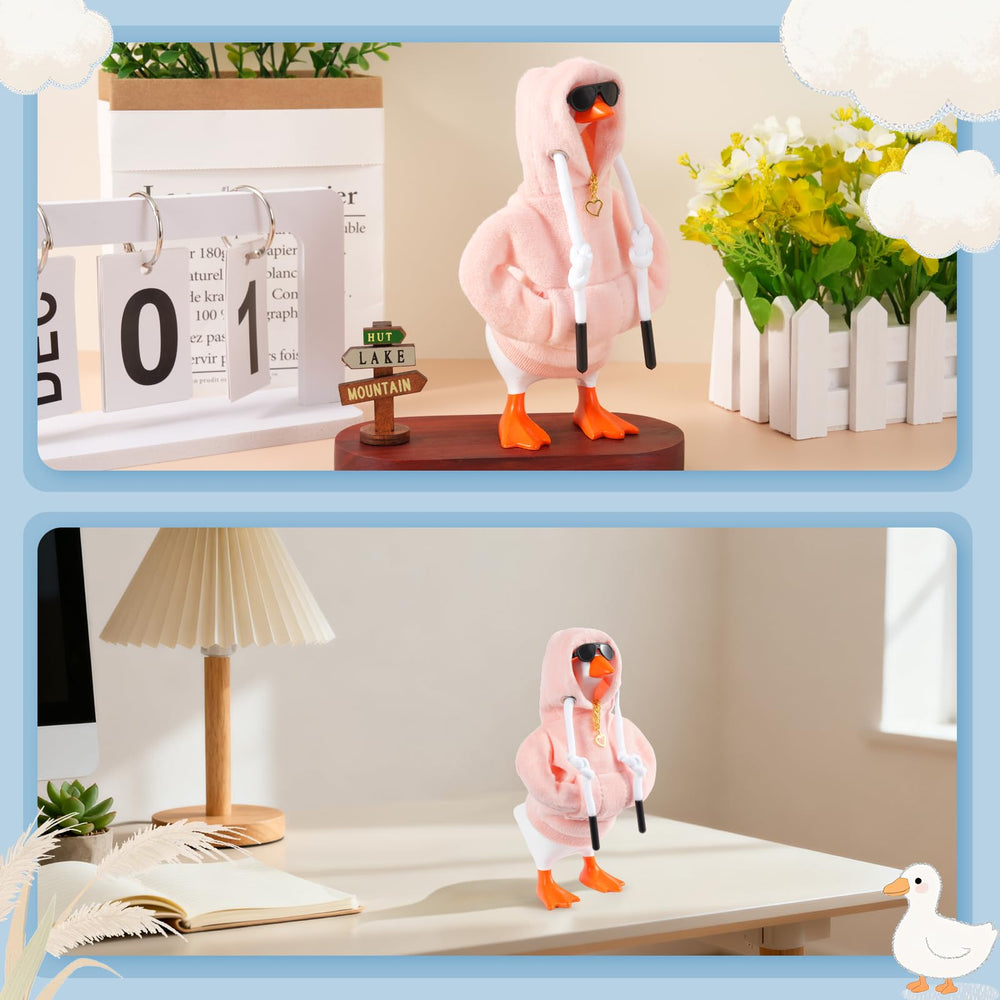 Linastu valentines desk goose set, ideal for gifting and desk decor