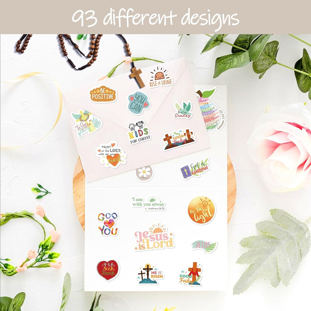 LINAYE Christian stickers for kids and adults offer versatile decorating options.