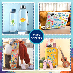LINAYE Scrapbooking Ocean Theme Stickers brighten envelopes and cards.