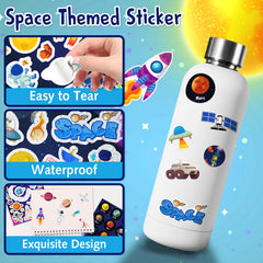 LINAYE space stickers waterproof and durable for water bottles and vases