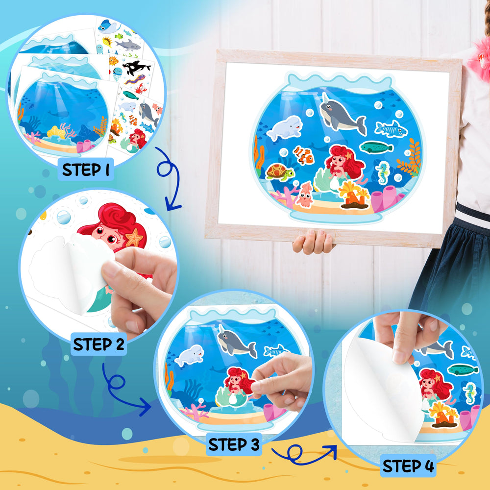 LINAYE summer crafts kit stickers inspire classroom decorations
