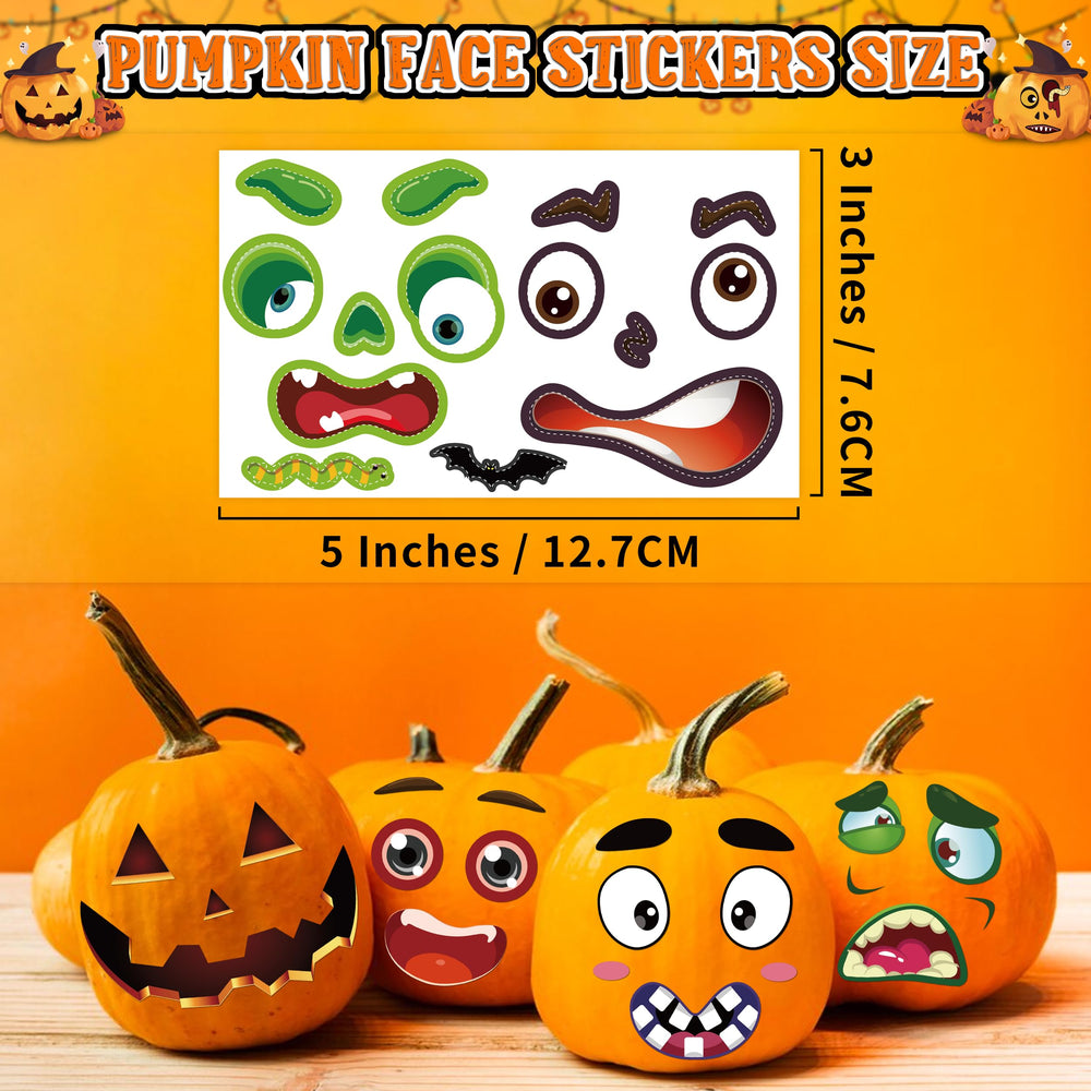 LINAYE waterproof pumpkin stickers ideal for wet or outdoor use