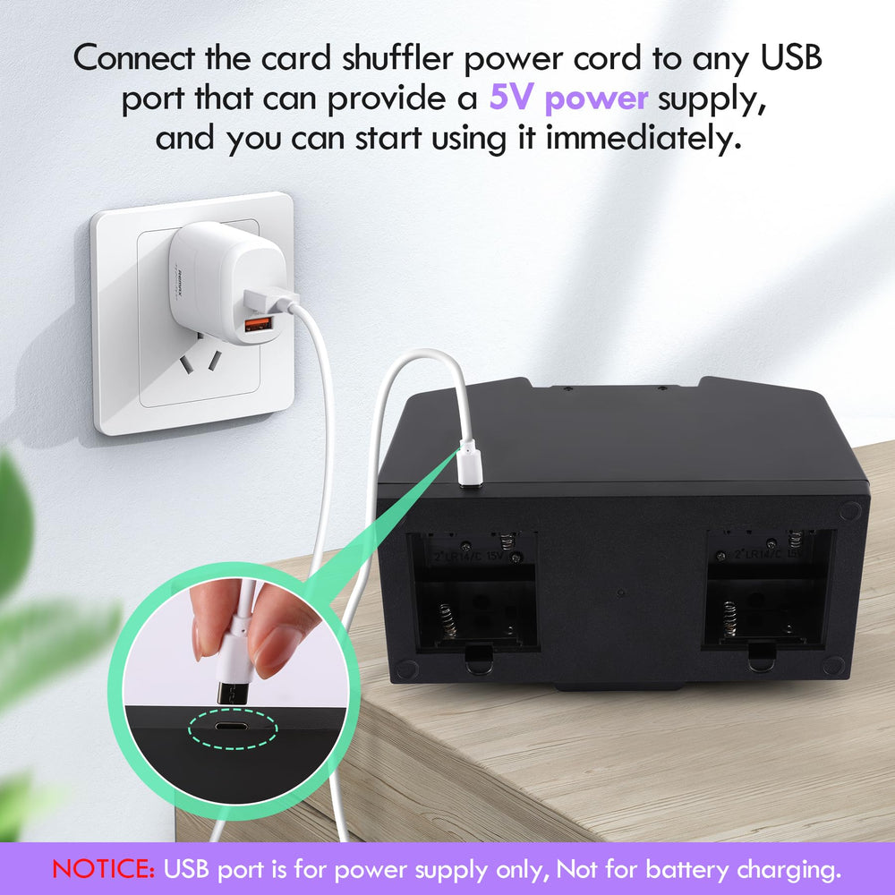 Lineba Card Shuffler ensures fair shuffles for poker decks