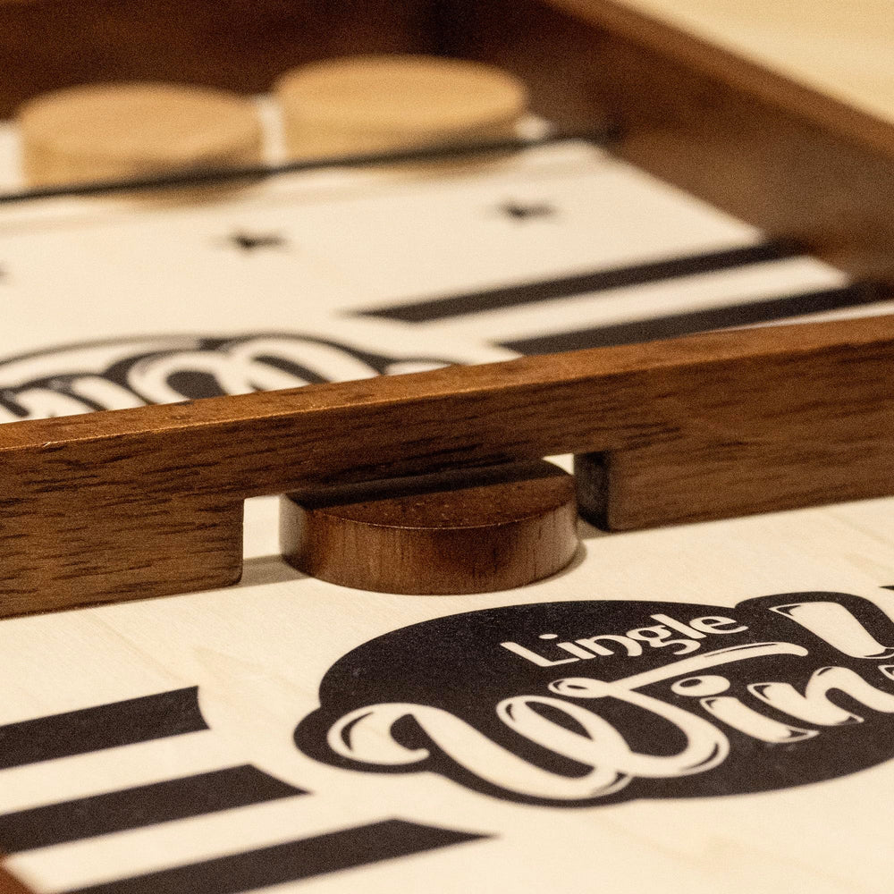 Lingle Sling Puck Game gift-worthy packaging for memorable occasions.