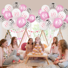 Lingqiang 12-inch balloons being inflated safely for flawless party decor.