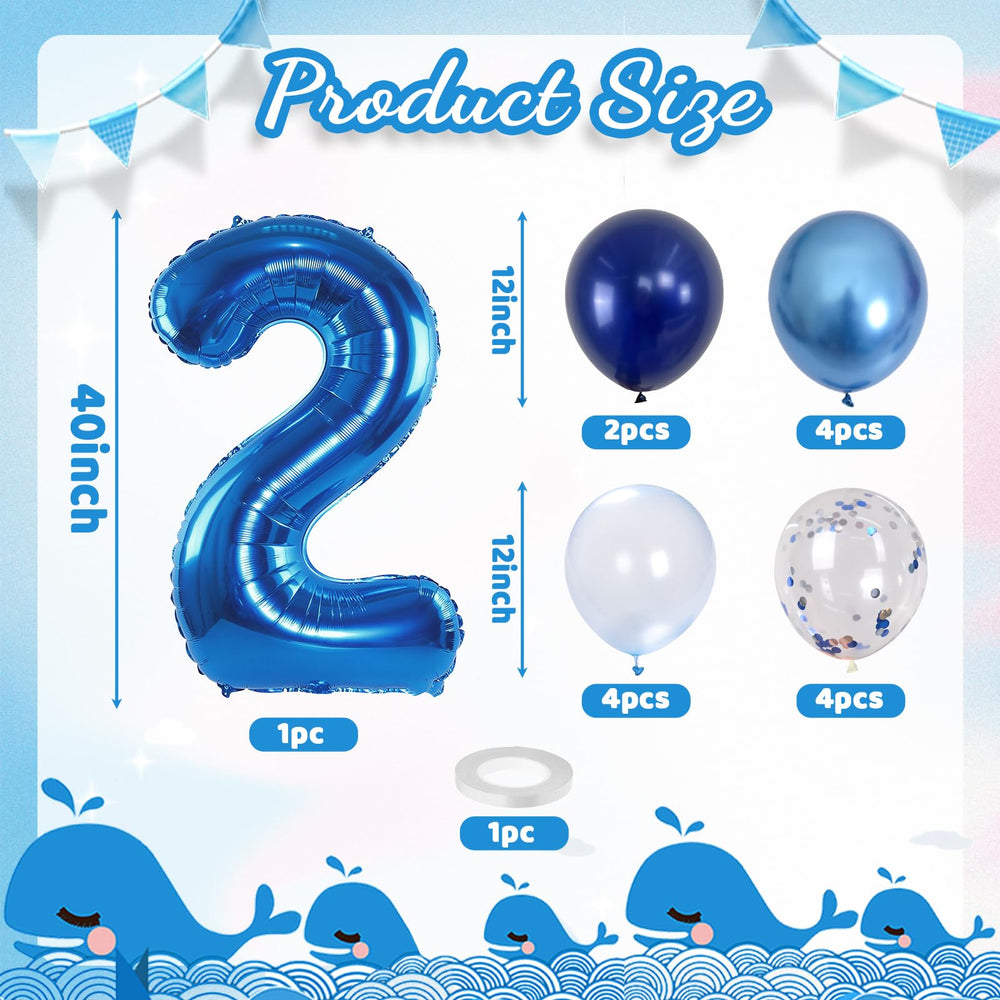 Lingqiang 12-inch metallic blue balloons add bright color to party decor