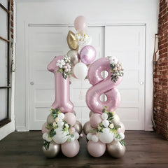 Lingqiang 0-number foil balloon suitable for numeric sequences