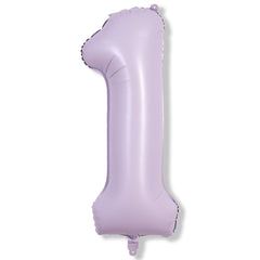 Lingqiang 40-inch lilac number 8 balloon for celebrations