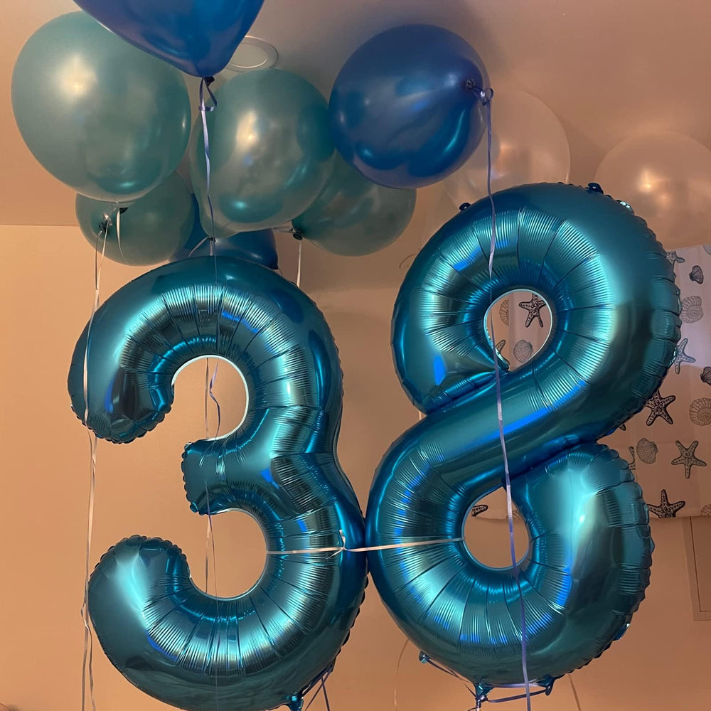 Lingqiang Blue 2 Balloon glossy surface enhances photos