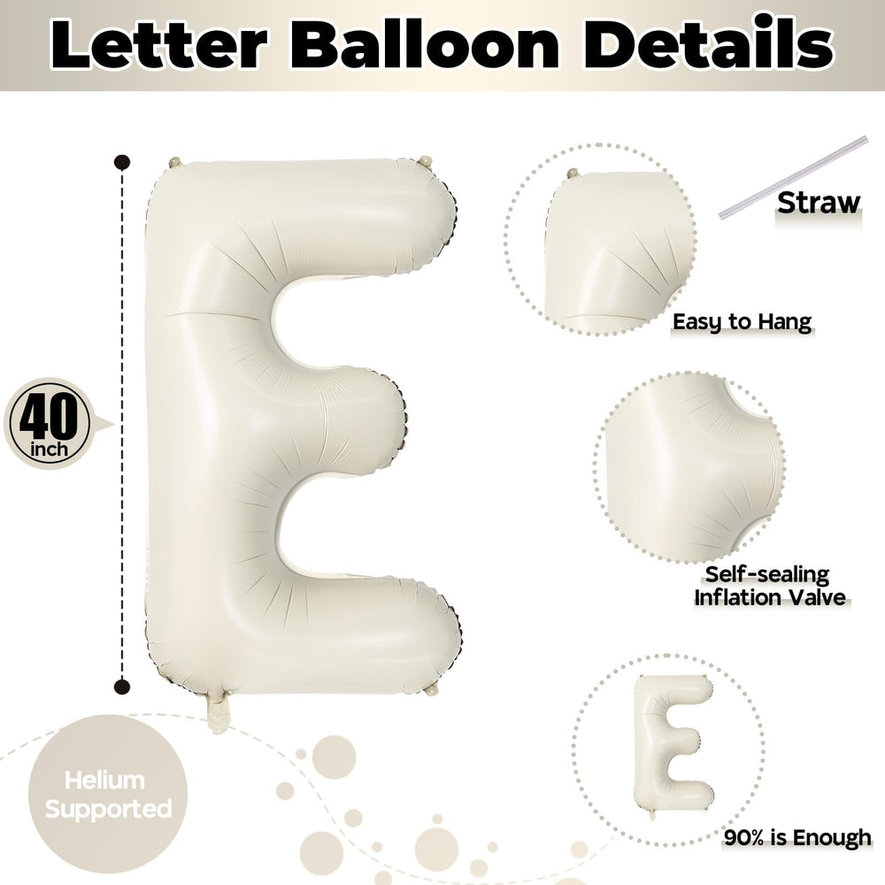 Lingqiang large cream-white HOME letters brighten welcome displays