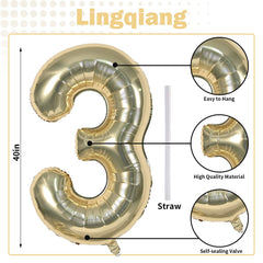 Lingqiang light-gold foil balloon valve enables quick inflation and reuse