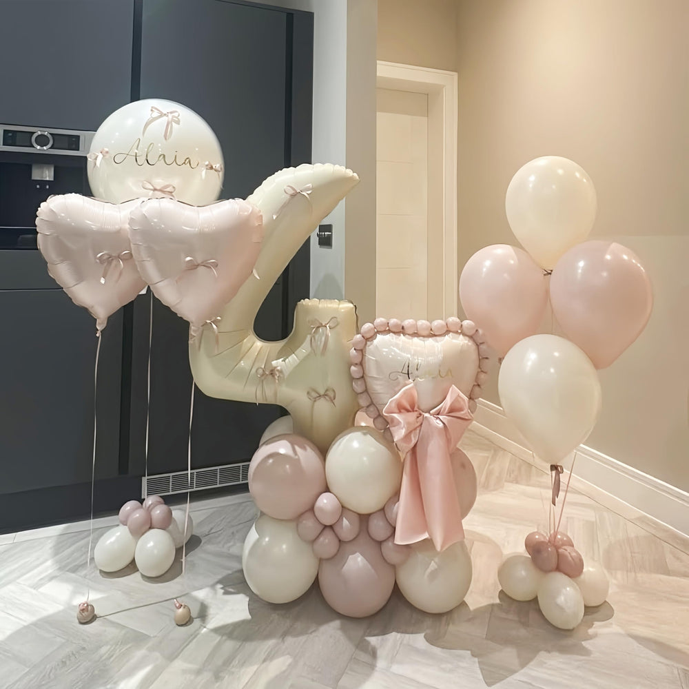 Lingqiang 40in number 1 balloon packaging included for storage.