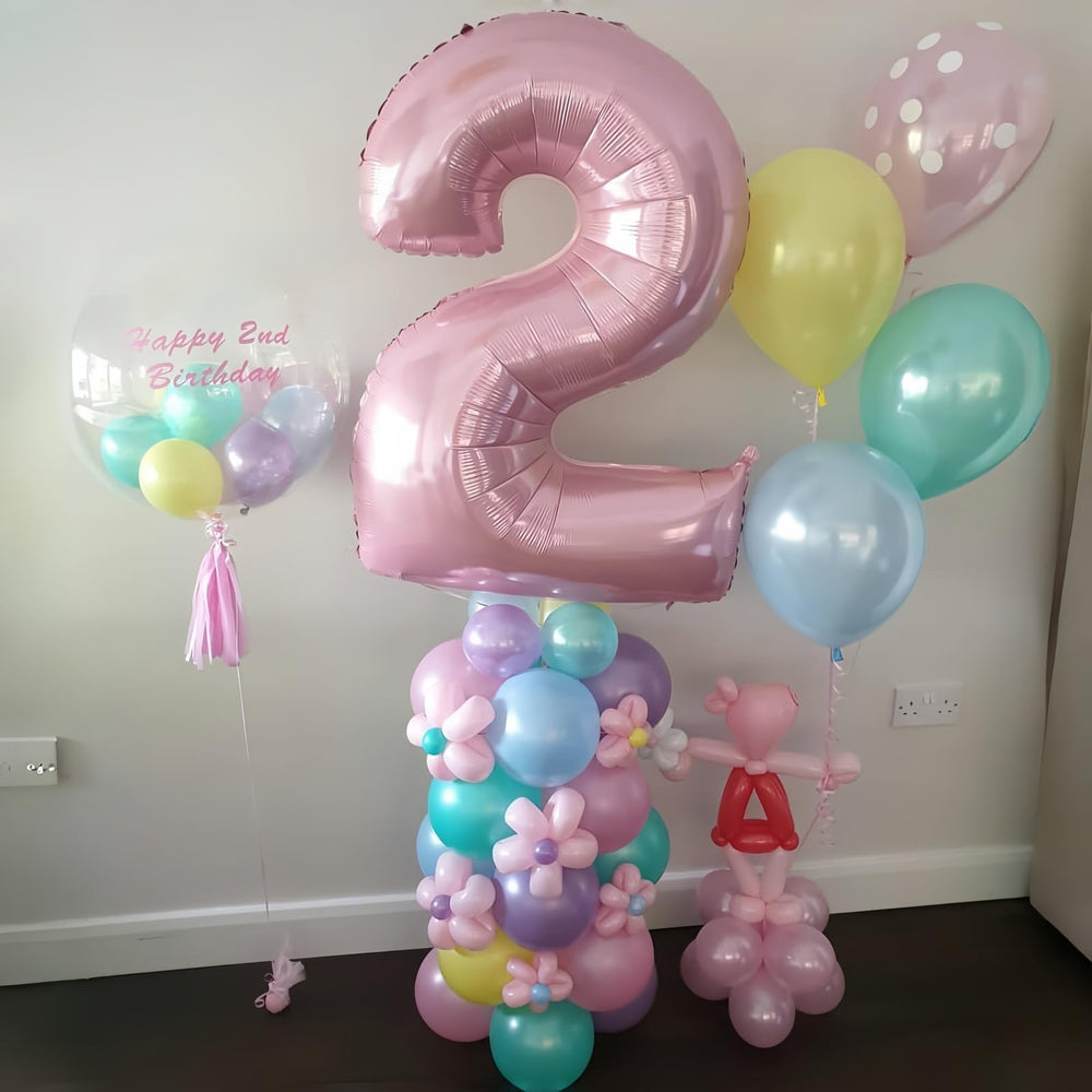 Lingqiang 2 balloon party-setup ideal for photos and decor