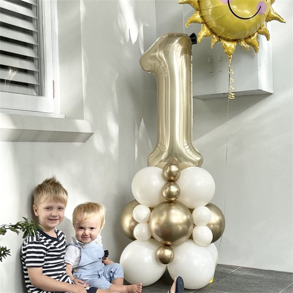 Lingqiang number 4 balloon – helium-ready for floating decorations