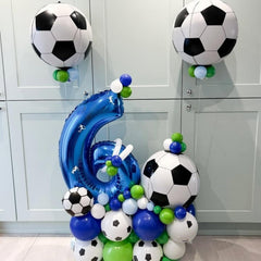 Lingqiang kids party decor for soccer-themed birthday or baby shower