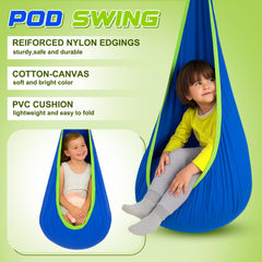 Lingvee hammock chair on stand offers indoor outdoor relaxation and safe swinging