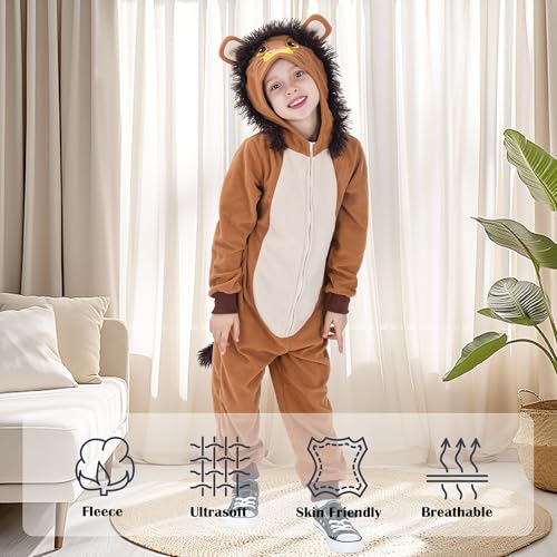 Lingway Toys Kids Lion Onesie ears detail for cute cosplay accents