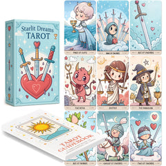 LINGYILY Starlit Dreams deck cover with pastel art for dreamy readings.