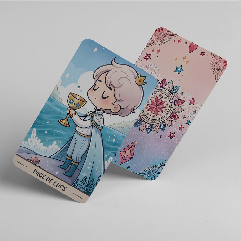 LINGYILY Starlit Dreams deck size 2.7x4.7 inch for easy shuffles.