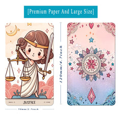 LINGYILY Starlit Dreams reading setup shows cards in hand for gentle guidance.