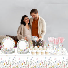 LINHAXM Easter spring tea party use for festive settings.