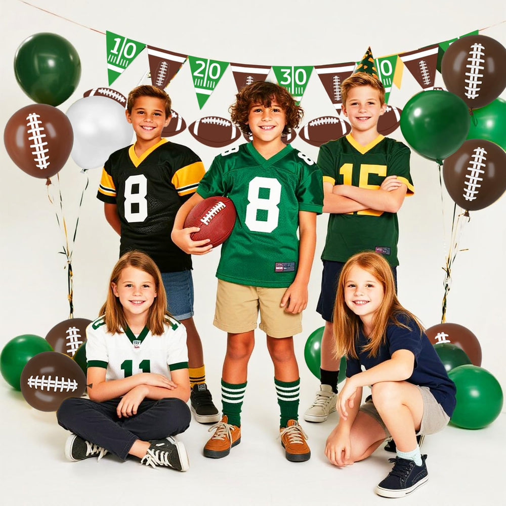 LINHAXM football cups two-designs; sturdy beverageware for easy, mess-free serving.