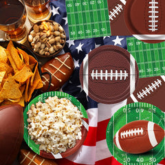 LINHAXM football tablecloths 54x108; waterproof protection with vivid game-day patterns.