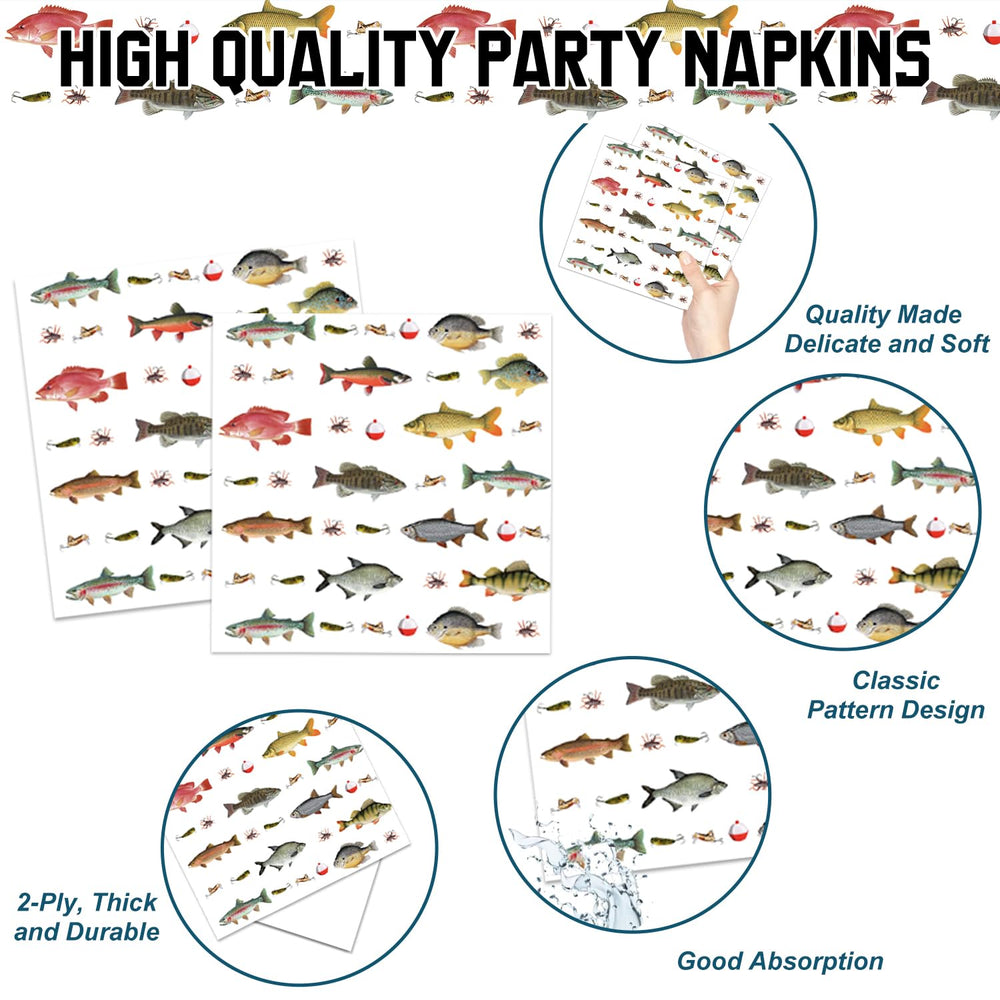 LINHAXM Gone Fishing cups 9oz for drinks and minimal wash-up
