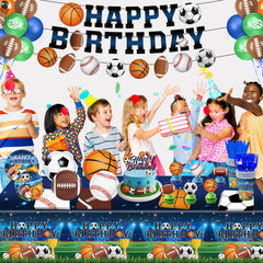 LINHAXM sports party banner adds instant celebration flair