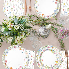 LINHAXM spring wildflower cutlery for reliable dining at parties