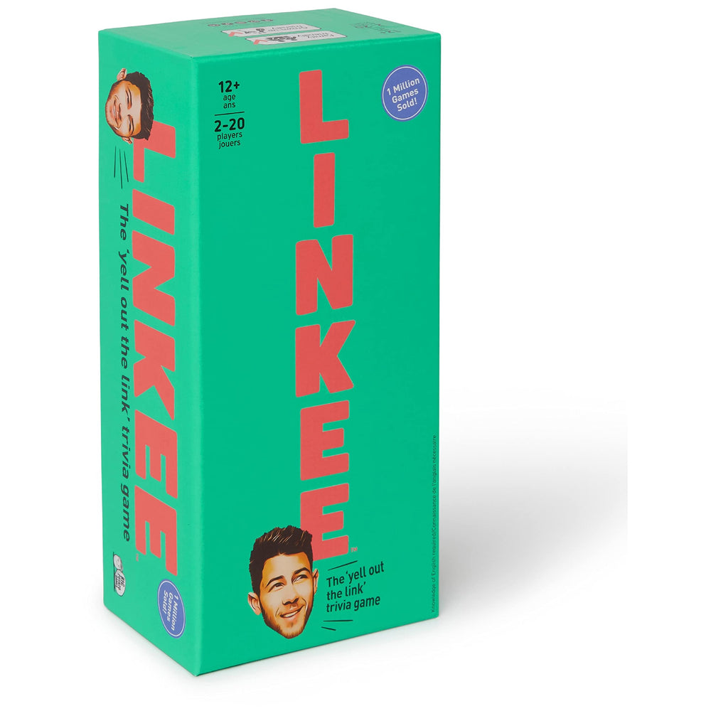 Linkee Nick Jonas Edition game box ready for family game night