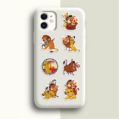 NineGirl Lion King stickers on notebook provide fun DIY detail