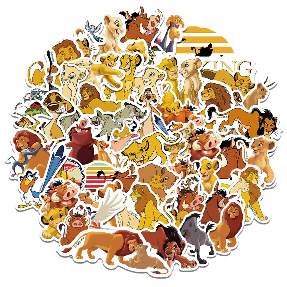 NineGirl Lion King sticker on skateboard adds playful surface flair