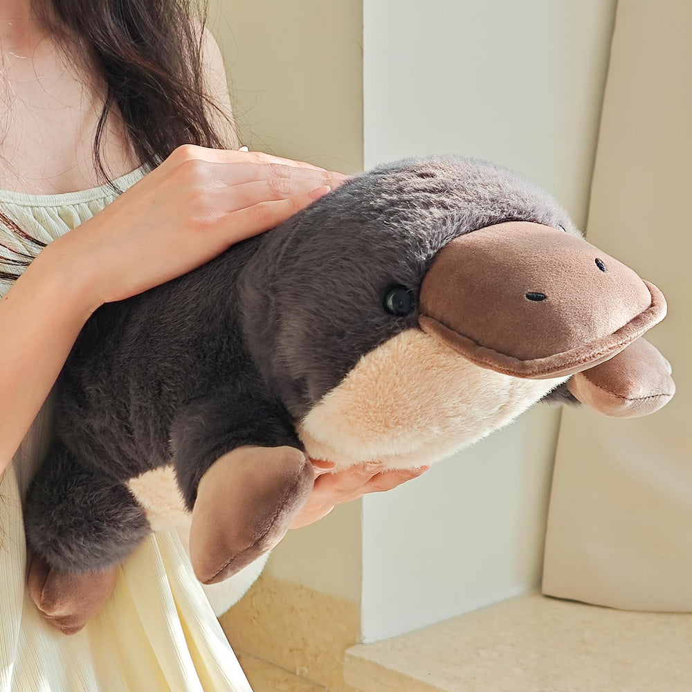 Liraziva Platypus Plush suits both kids and adults for comfort.