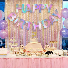 LITAUS banner suits kids and adults for versatile celebrations.