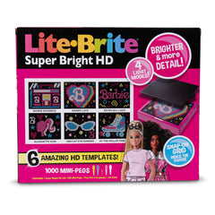 Lite-Brite Barbie Edition USB port enables continuous illumination during play