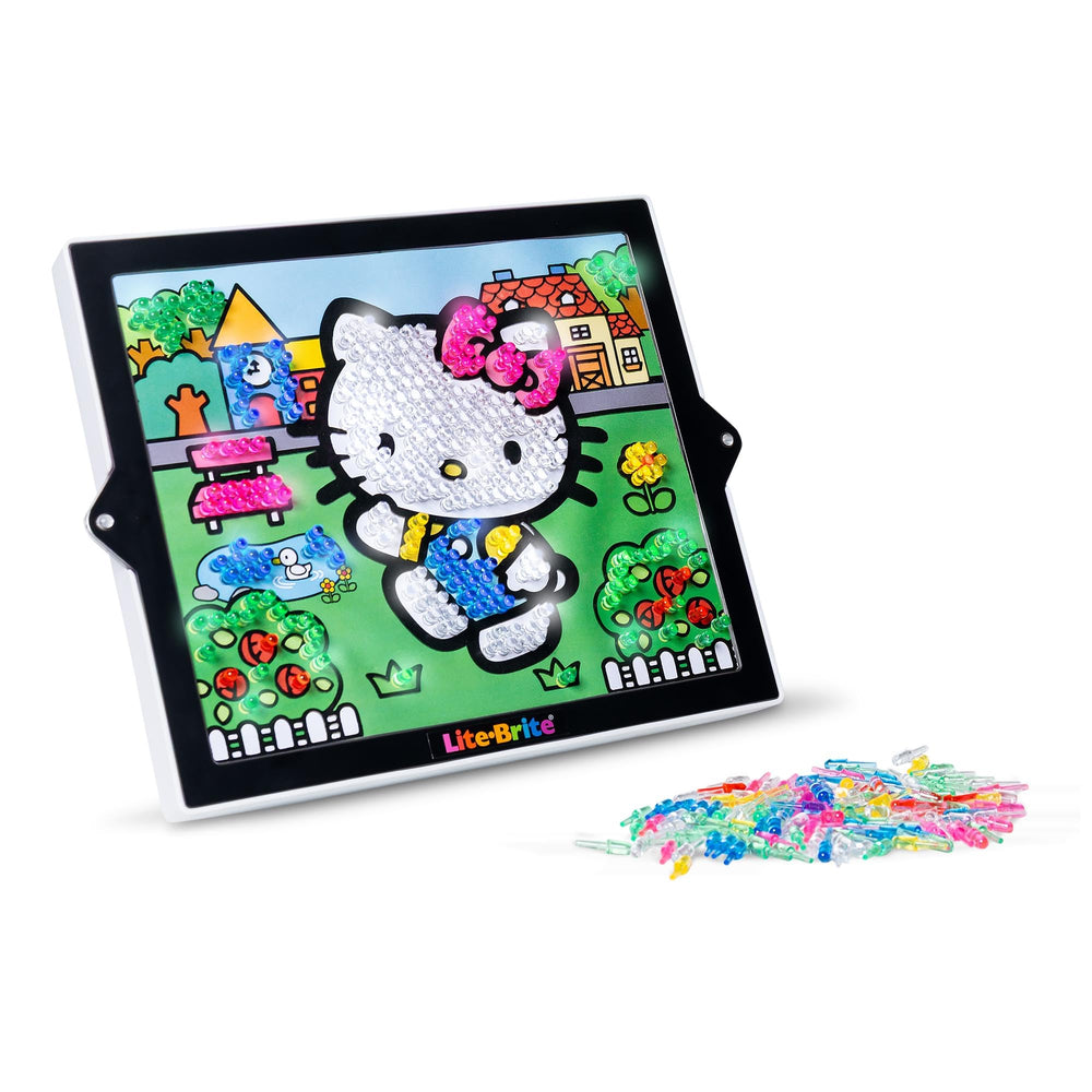 Lite-Brite ColorPOP 650 Mini-Pegs—crisp, high-definition detail and precision.