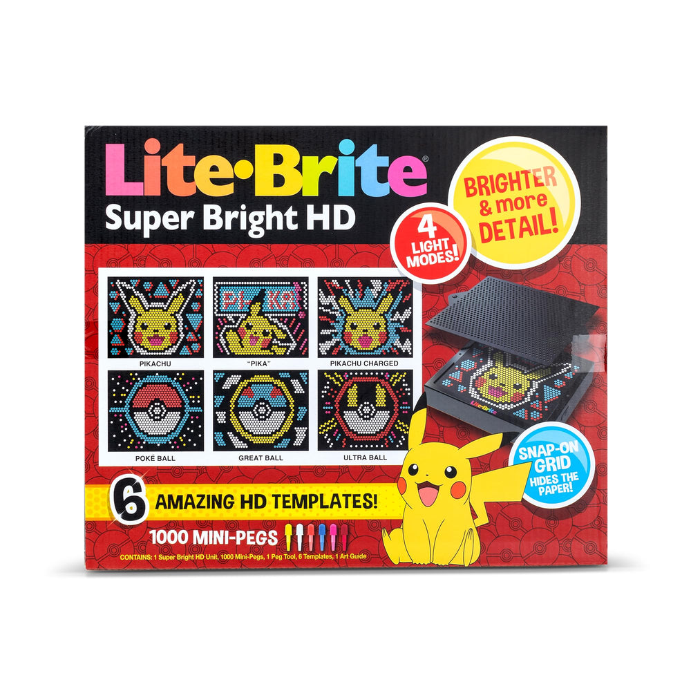 Lite Brite HD Pokemon Edition Creative play fuels imaginative storytelling