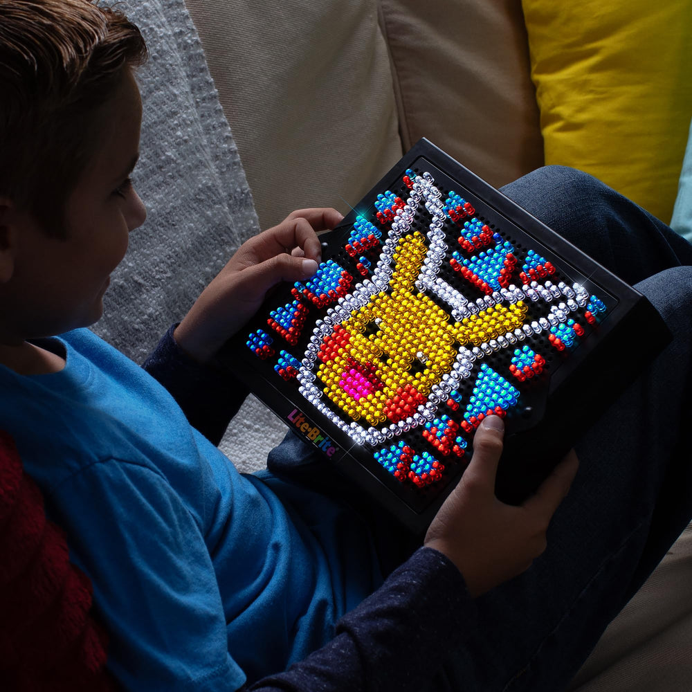 Lite Brite HD Pokemon Edition Four light modes offer flexible displays