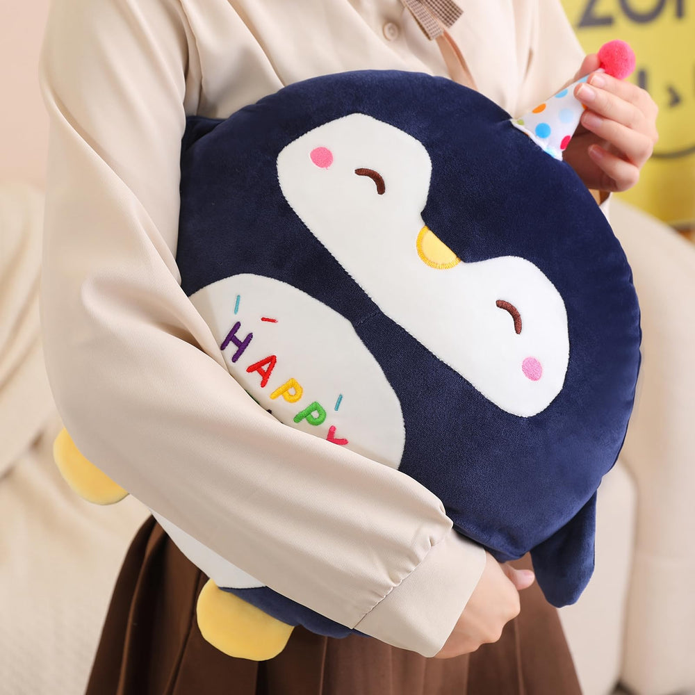 Litence penguin plush with PP cotton filling for a cuddly companion.