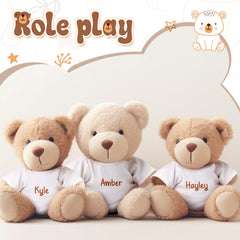 Litherr S plush shirts ready for customization: sublimation and embroidery options.